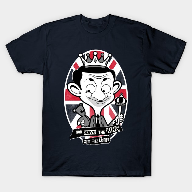 God save the king Bean T-Shirt by NemiMakeit